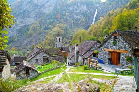 Spectacular Views Of Foroglio Waterfall A Hidden Gem In Switzerland