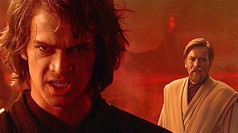 Anakin Skywalker Kills Obi Wan Revenge Of The Sith Alternate Ending
