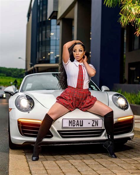 Her father was in the taxi industry and never at home, according to mbau. In Pictures: Khanyi Mbau a Porsche Lady | News365.co.za