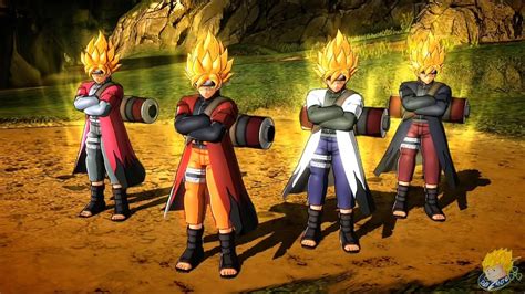 Dragon Ball Z Battle Of Z Goku Naruto Sage Mode Costume Dlc