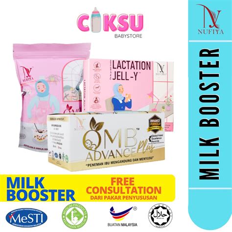 Nufiya Milk Booster Lactation Jelly Milkbooster Kurma Longan Tambah Susu Badan Ibu Organic Milk