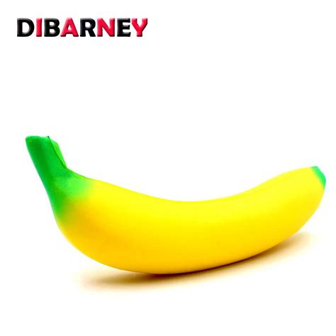 squishy fun antistress stress relief toys 19cm big banana slow rising entertainment gags