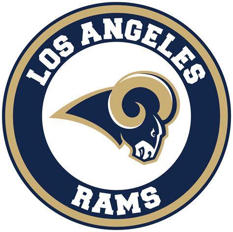 Los Angeles Rams Circle Logo Vinyl Decal Sticker 5 Sizes Sportz