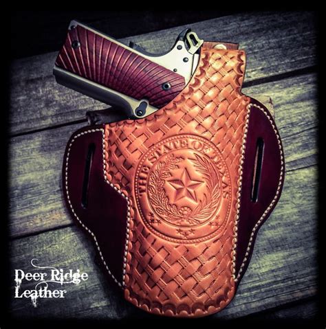 Texas Seal Leather Holster Made To Order Etsy In 2020 Leather