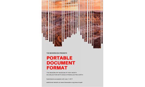 Portable Document Format Modern Art Museum Of Fort Worth