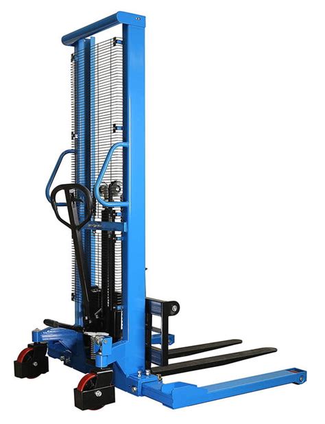Manual Forklifts And Pallet Stackers Hand Pump Operated Lift Trucks