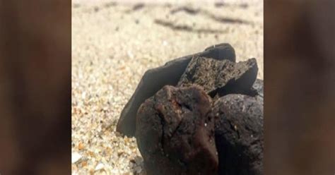 Mystery Substance Washes Ashore On New Jersey Beach CBS New York