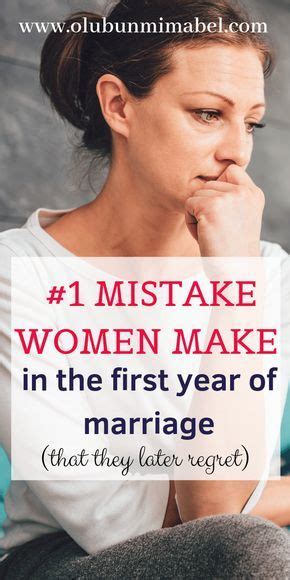 1 Mistake Women Make In The First Year Of Marriage That They Later Regret Dont Make The Same