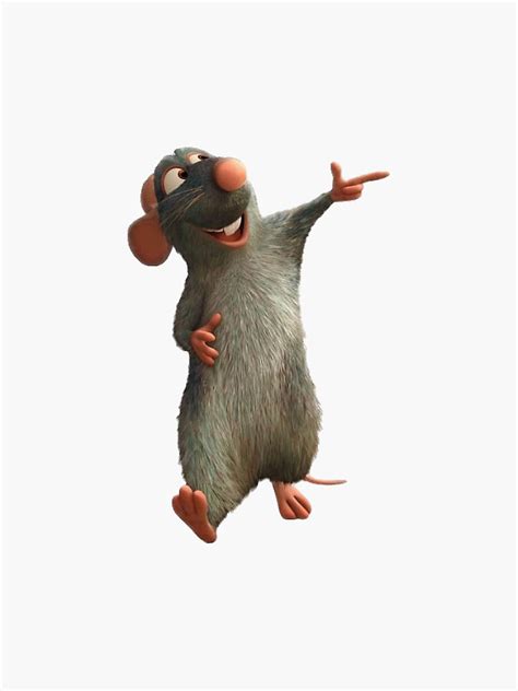 He is friendly, understanding, and is the only one whom remy. "ratatouille/remy sticker" Sticker by marisvi17 | Redbubble