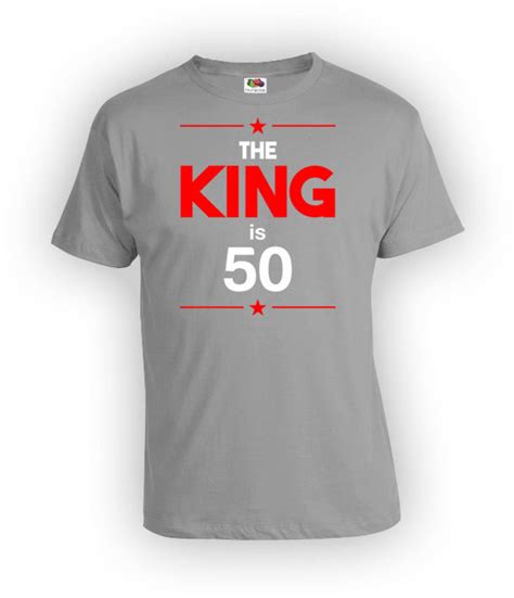 50th Birthday T Shirt Bday Ts For Men Personalized Shirt Etsy