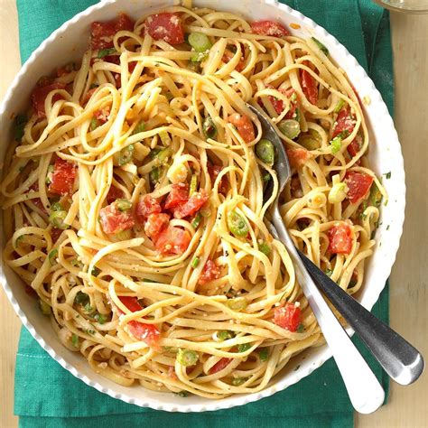 Linguine With Fresh Tomatoes Recipe Taste Of Home