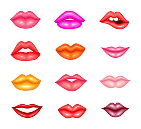 Set Of Lips Vector Material Eps Uidownload