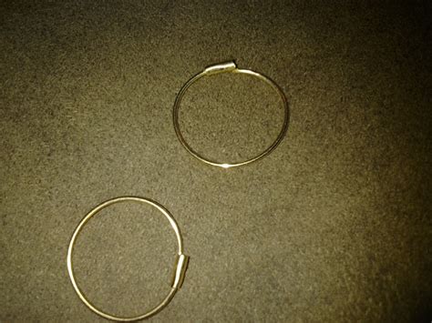 14k Self Piercing Hoop Earrings Collectors Weekly