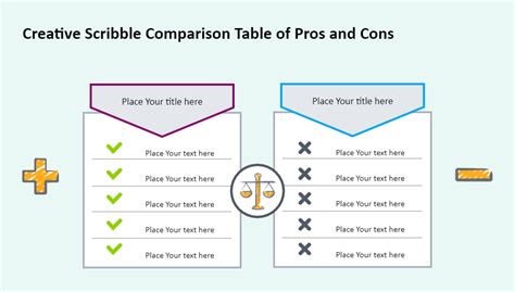 Creative Pros And Cons Template Edrawmax Edrawmax Templates