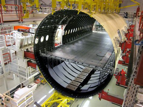 The A350 Xwb Msn1 Forward Fuselage Takes Shape Commercial Aircraft