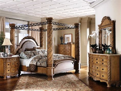 Old World Furniture Canopy Bedroom Sets Canopy Bed Curtains Sleigh