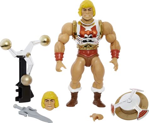 buy masters of the universe origins flying fists he man action figures 5 5 in battle figures