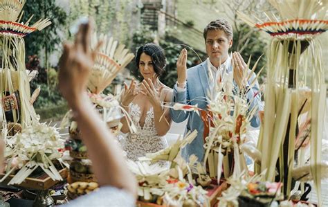 Elisa And David Balinese Blessing Ceremony Wedding In Sthala Resort