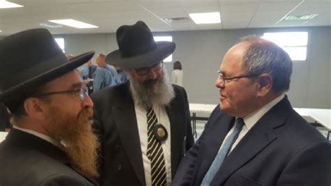 Chabad Rabbis And Israeli Ambassador At Nj State Police Graduation