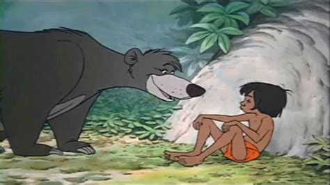 "Mowgli meets Baloo" from The Jungle Book | Jungle book, Classic disney