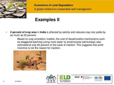 Mark Schauer Economics Of Land Degradation Eld