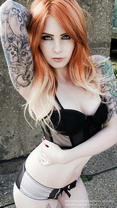 Our Favorite Tattood Redheads Redheads Red Hair Women