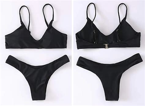 Brazilian Solid Swimsuit Women Sexy Thong Micro Bikini Swimwear Buy Swimwearbikini Swimwear