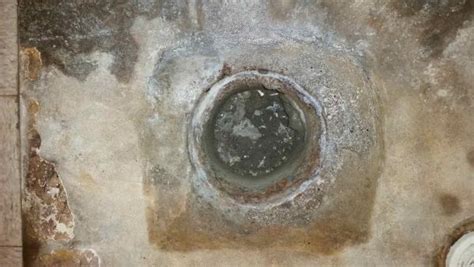 Moisture often begins to seep at the area where the floor and walls join, or along cracks that may appear in the wall or floor. Found Covered Floor Drain in basement - should I fill it ...