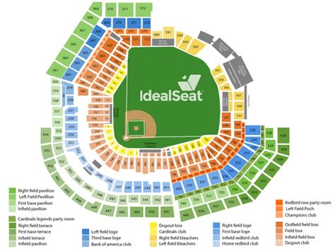 St Louis Cardinals Seating Chart Views Literacy Ontario Central South