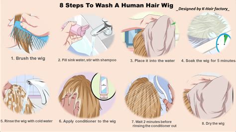 How To Wash A Human Hair Wig At Home Human Hair Wig