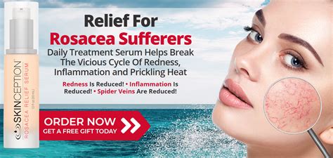 Skinception™ Rosacea Relief Serum Reduce Skin Inflammation And Redness