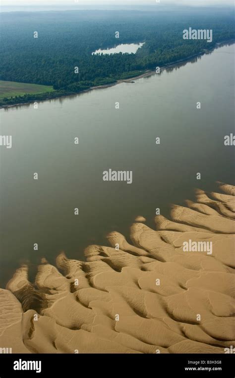 Mississippi River Aerial View Of Sandbar Stock Photo Alamy