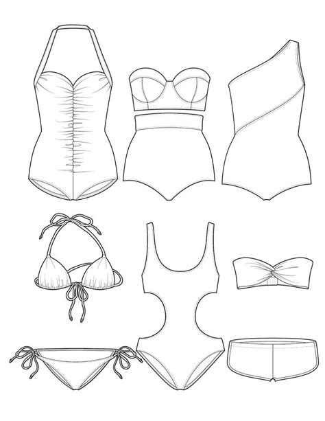 Swimsuit Sunday Another Coloring Page Coloring Pages Color Swimsuits