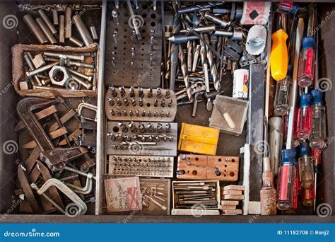Machinist Tools 2 Stock Photo Image Of Bits Regrinds 11182708