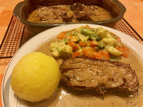 Rinderbraten Mit Rahmsauce Im Ofenmeister Oder Zaubermeister Von Hot Sex Picture