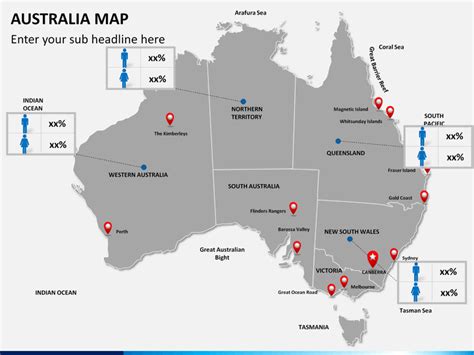 Australia Map Powerpoint Sketchbubble