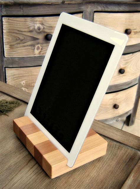Wood Ipad Or Tablet Docking Station Stand In By Andrewsreclaimed 37