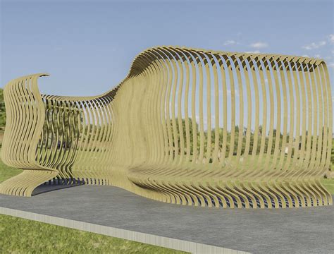Parametric Bench Landscape 3d Model Cgtrader