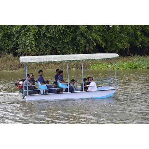 Flat Bottom Boat With Canopy Gfrp Boats Glass Fiber Reinforced