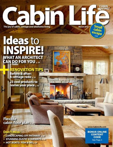 Cabin Living Magazine Topmags