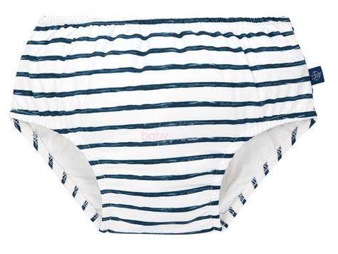 Chlapecké Plavky Lässig Swim Diaper Boys Stripes Navy Dětský Obchod