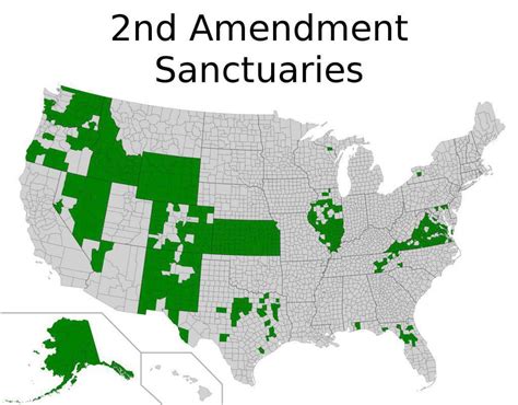 The Current 2nd Amendment Sanctuary Counties In The United States