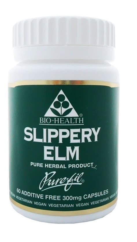 Bio Health Slippery Elm 60 Capsules New Harmony