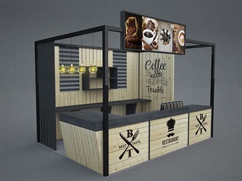 Food Festival Booth Design On Behance Booth Design Cafe Interior
