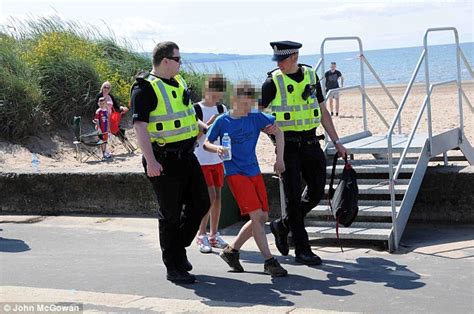 Police Crackdown On Inappropriate Behaviour At Facebook Parties At Troon Beach Daily Mail Online