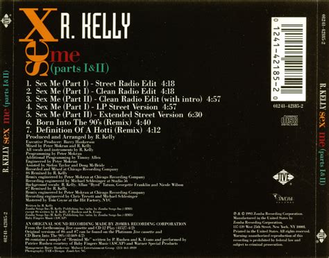 Promo Import Retail Cd Singles And Albums R Kelly Sex