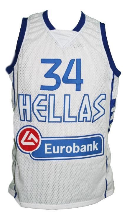 The only place you can get the same jersey the greek freak wears on the court complete with the harley davidson patch! Giannis Antetokounmpo #34 Greece Basketball Jersey New ...