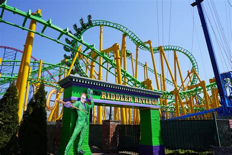 The Riddler Revenge Six Flags New England Six Flags Wiki Fandom