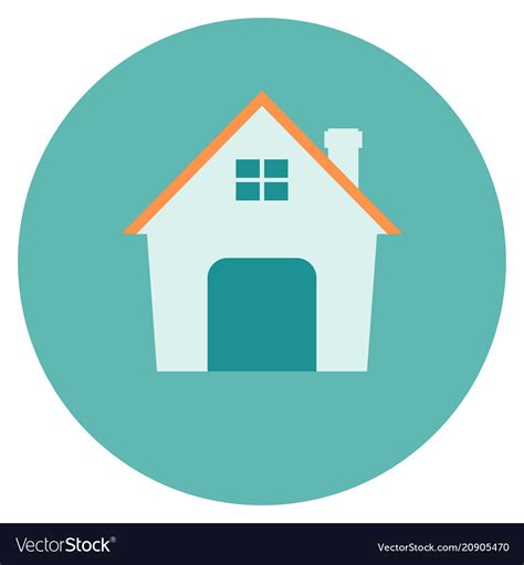 Small House Icon Royalty Free Vector Image Vectorstock