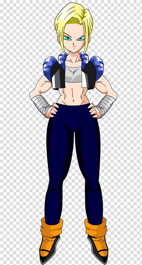 Dragon ball fighterz (pronounced fighters) is a 2.5d fighting game, simulating 2d, developed by arc system works and published by bandai namco entertainment. Android Fusion, Dragon Ball Z female character transparent background PNG clipart | HiClipart